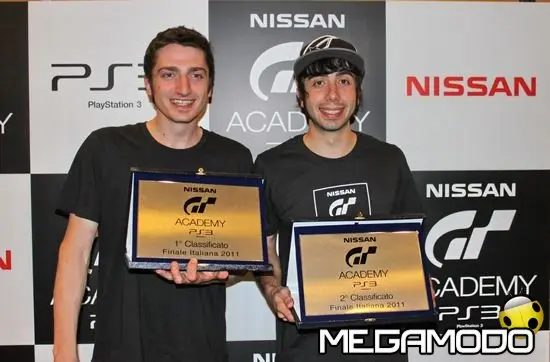 Finale Italiana GT Academy 2011, Danilo Bordino e Federico Pinna i vincitori