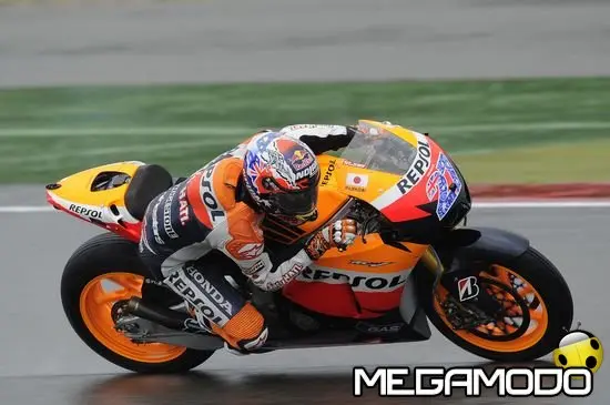 Stoner e Dovizioso terzo e quarto sul bagnato ad Assen