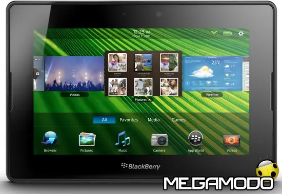 BlackBerry PlayBook arriva in Italia