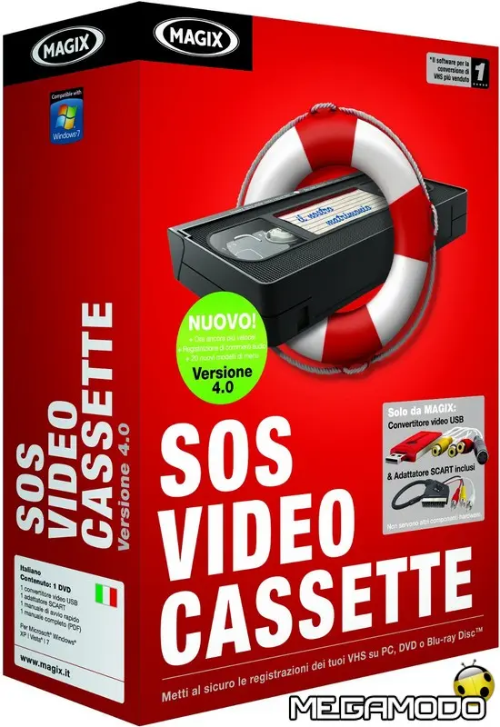 MAGIX SOS Videocassette 4 con MAGIX Video easy