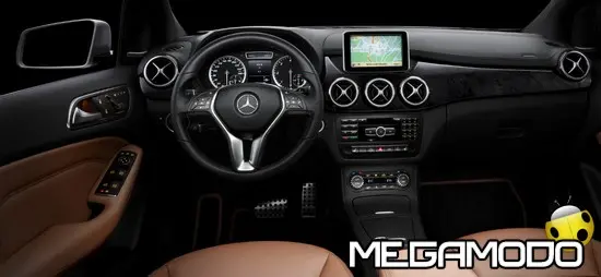 Il design degli interni della nuova Classe B