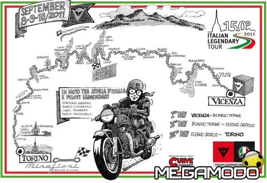 L'ILT di Dainese e AGV omaggia i 150 anni dell'Unità e dell'industria italiana