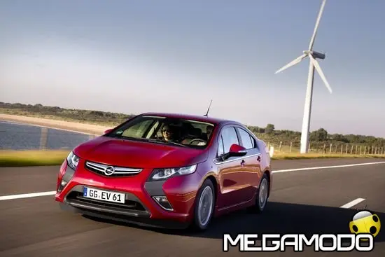 Ampera, l'elettrica di Opel al lancio di mercato
