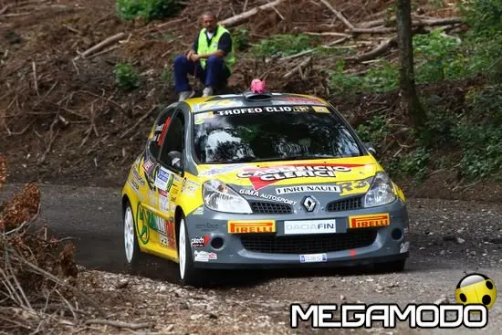 Ferrarotti e Fenoli si aggiudicano la vittoria nel Trofeo Clio R3 Top al 47^ Rally del Friuli 