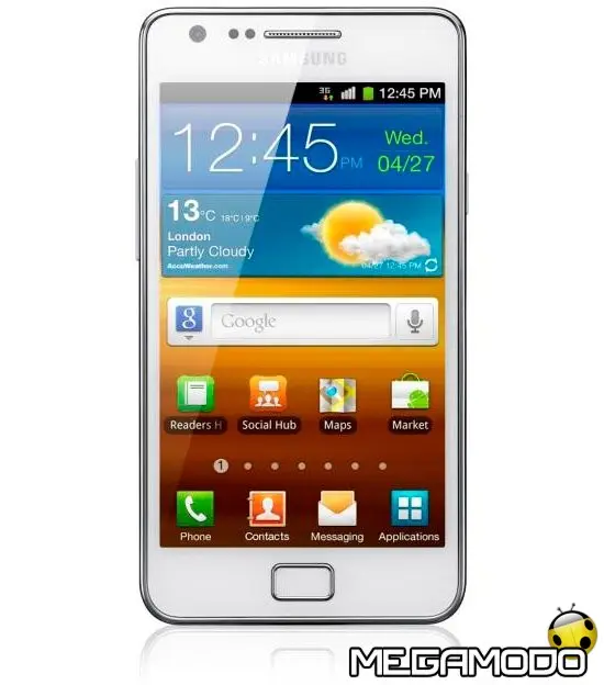 Samsung Galaxy S II Pure White