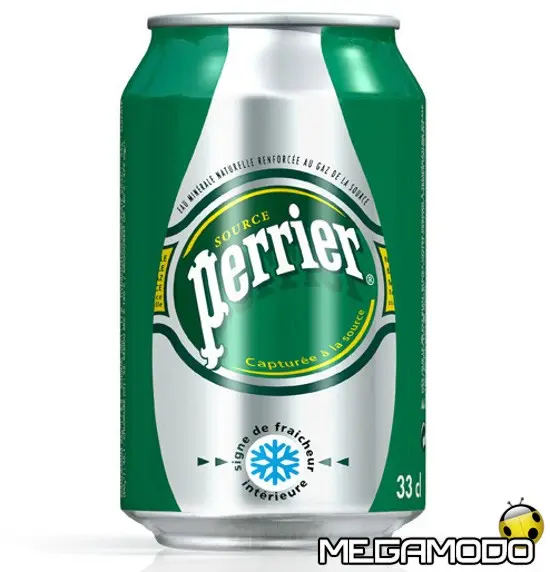 Arriva "La Femme Perrier", la prima acqua minerale in lattina