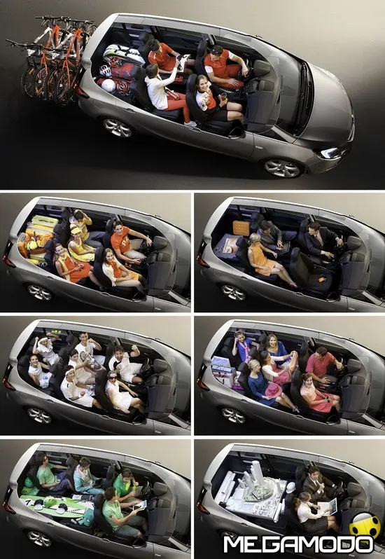 Opel Zafira Tourer, innovativa, versatile ed ergonomica