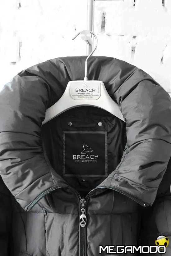 Breach, piumino e appendino eco-friendly