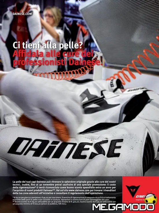 Ci tieni alla pelle? Affidala alle cure dei professionisti Dainese