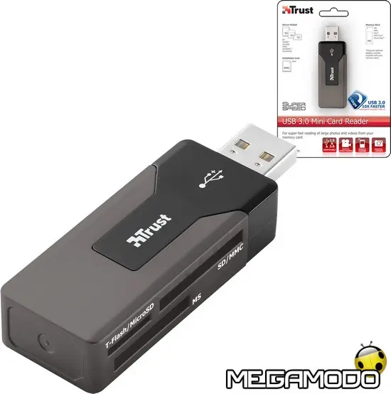 Trust presenta il Superspeed USB 3.0 Mini Card Reader