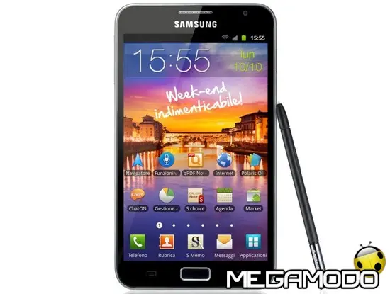 Samsung Galaxy Note presenta una nuova dimensione di applicazioni 