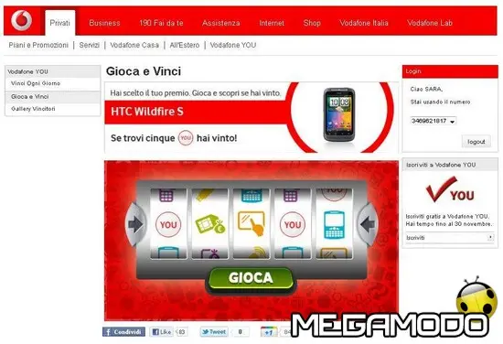 Kiver partner di Vodafone Italia per "Vinci Ogni Giorno"