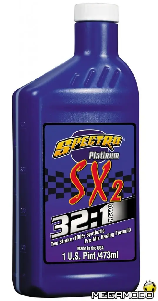 Spectro Oils Platinum SX 32:1, il lubrificante pre-mix per motori 2T