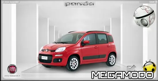Fiat Panda su Youtube con "face tracking"