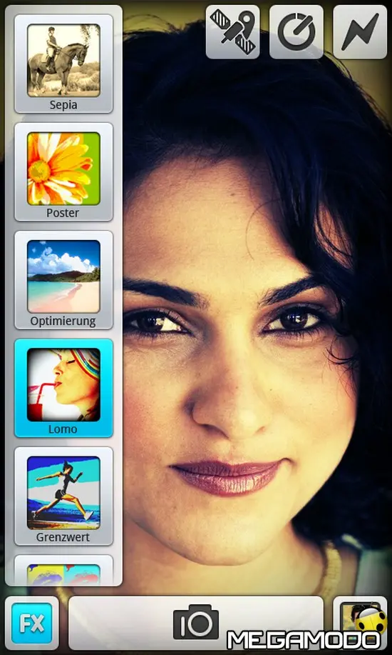 Magix Camera MX, per applicare effetti in tempo reale alle foto
