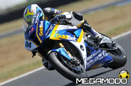 BMW Motorrad Italia GoldBet Superbike Team, test a Phillip Island