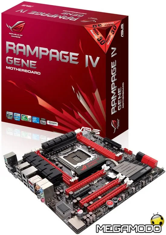 Asus Rampage IV GENE X79 mATX, nuova scheda madre della serie ROG