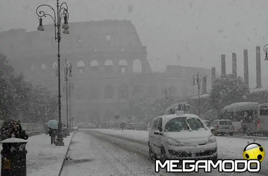 Neve a Roma, come 35 centimetri diventano 35 millimetri