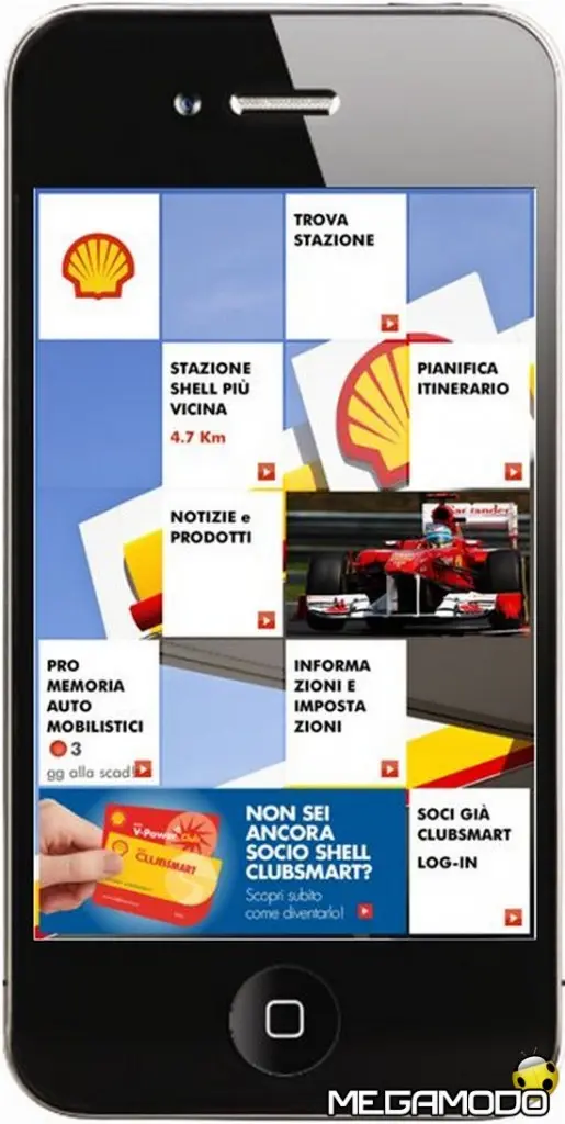 Shell Motorist App per iOS e Android