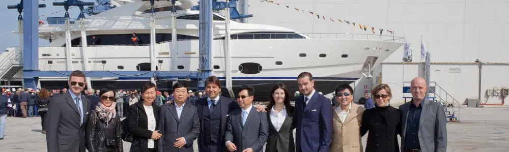 Ferretti, il varo del Custom Line 112' Next