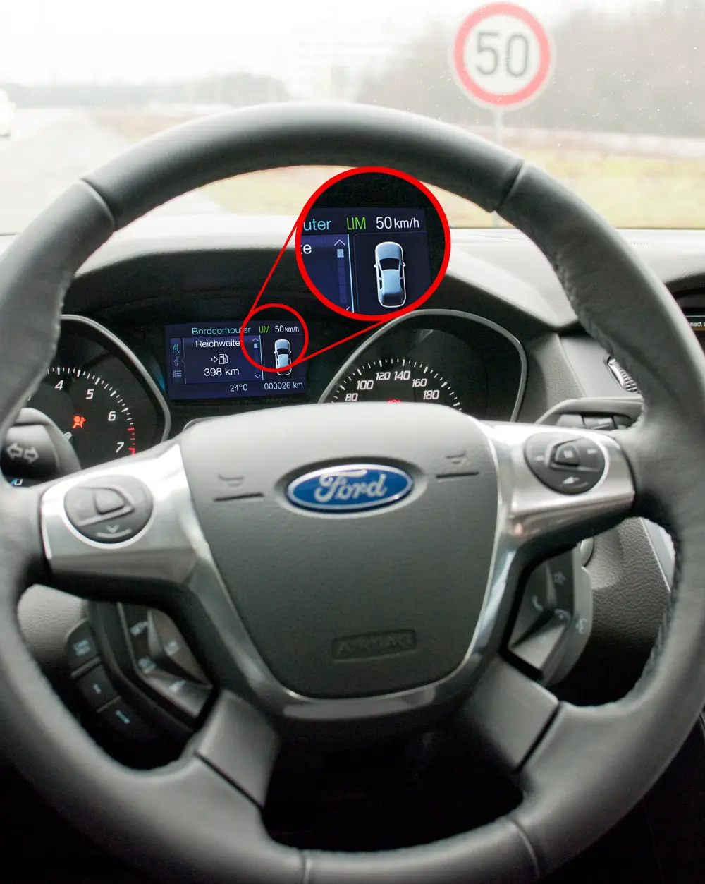 Meno multe con il limitatore di velocità Ford