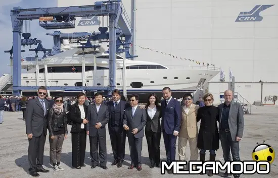 Ferretti, il varo del Custom Line 112' Next