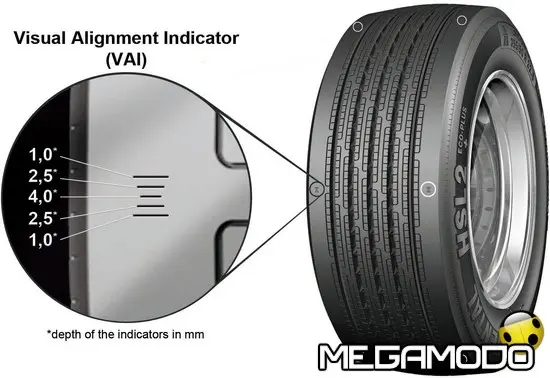 L'indicatore VAI di Continental verifica il corretto allineamento delle ruote di autocarri e autobus
