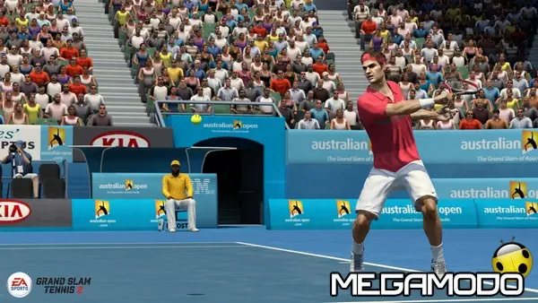 ea sports grand slam tennis 2 aus open roger federer