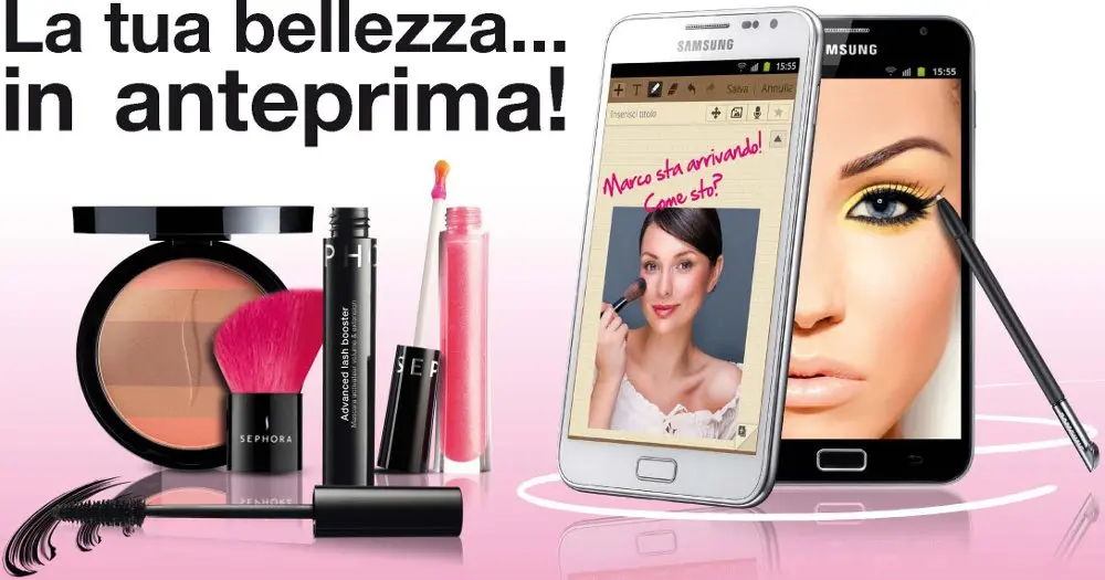 Samsung e Sephora per un make-up tecnologico