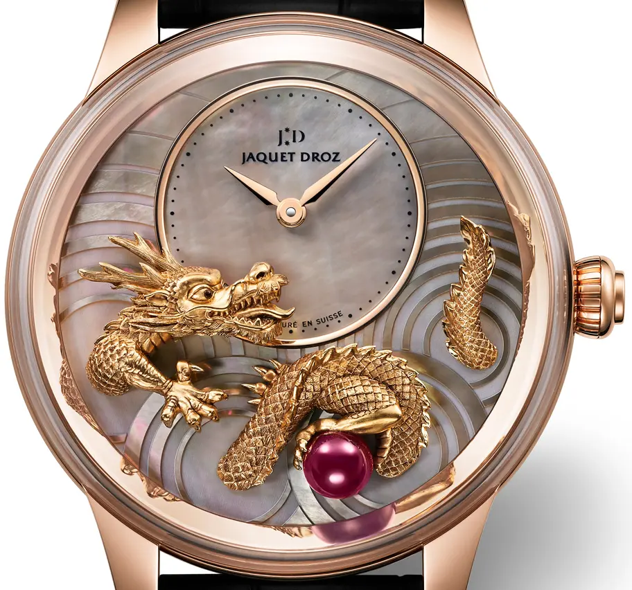 Cielo 1914 e Petit Heure Minute Relief Dragon, un magnifico manufatto firmato Jaquet Droz