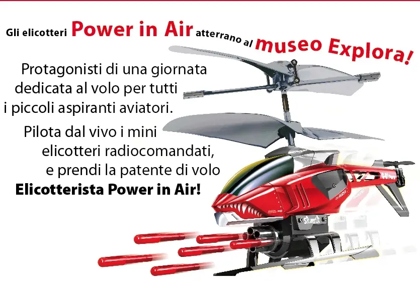 Piccola Scuola di volo, il 21 aprile ad Explora