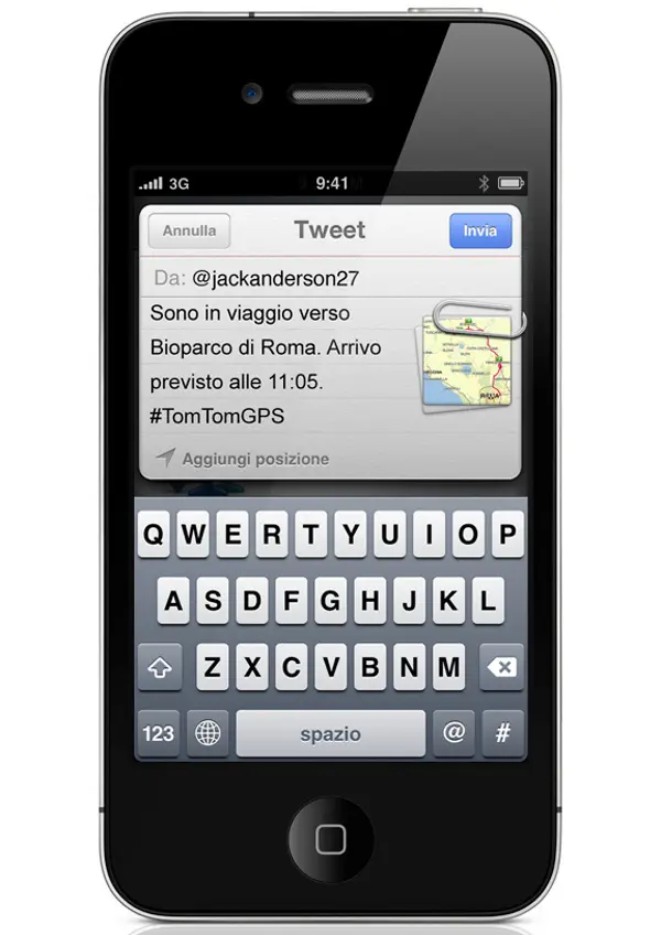 Nuova TomTom App con Facebook e Twitter per iPhone e iPad