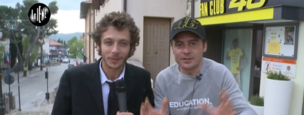 Valentino Rossi "Iena" per un giorno