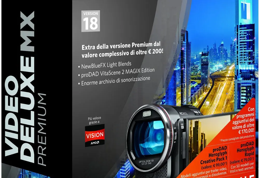  MAGIX Video deluxe MX Premium Edizione Speciale, programmi aggiuntivi di alta qualità 