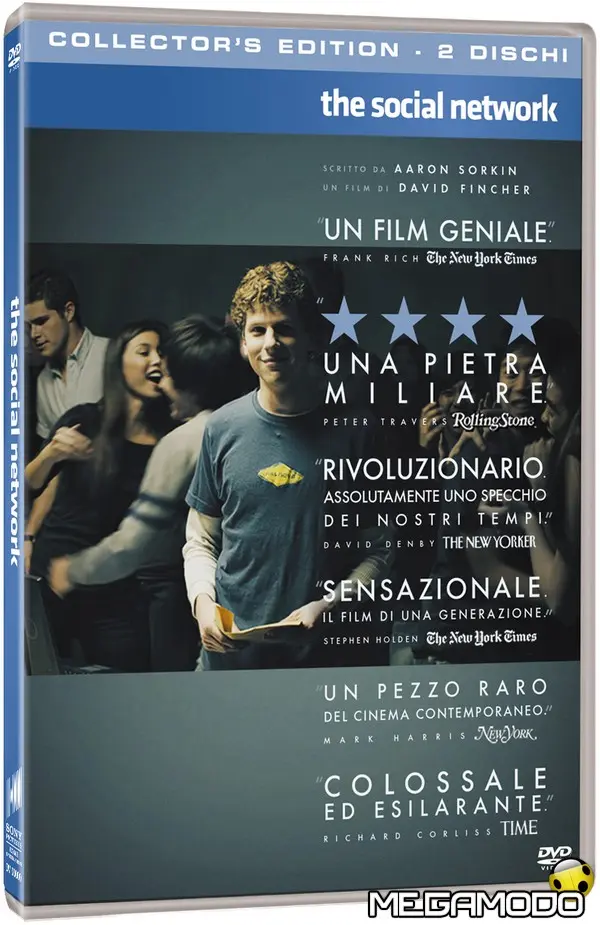 pack dvd the social network