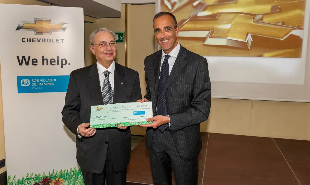 Chevrolet per SOS Villaggi dei Bambini