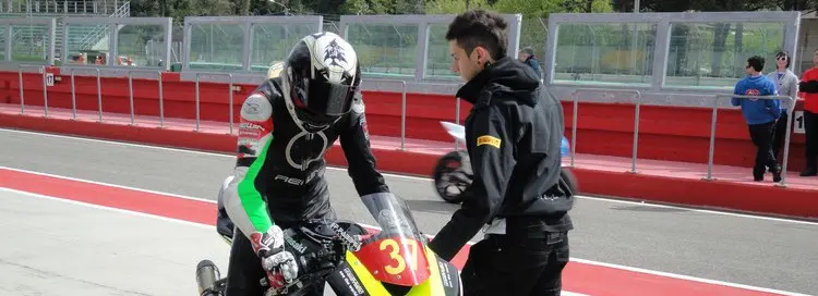 Il team "MV Racing" insieme alle Ducati MotoGp per i test al Mugello
