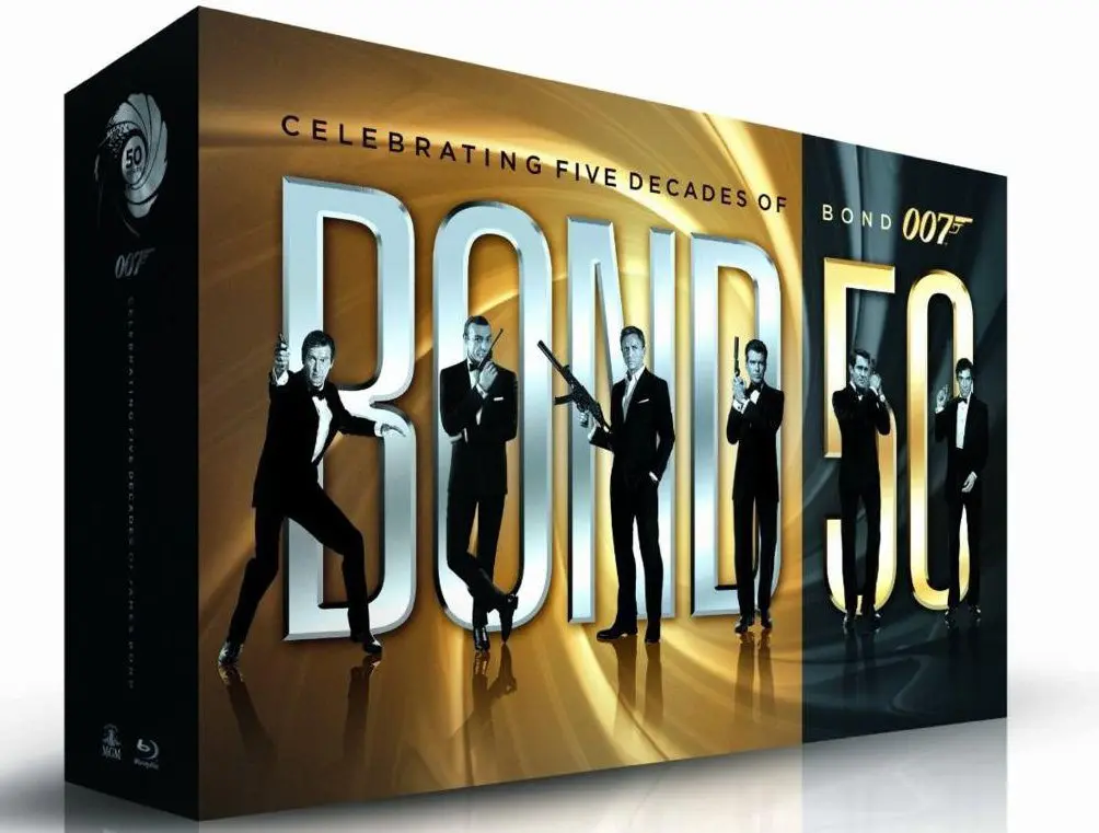In occasione del 50°Anniversario, tutti i film di James Bond in blue ray