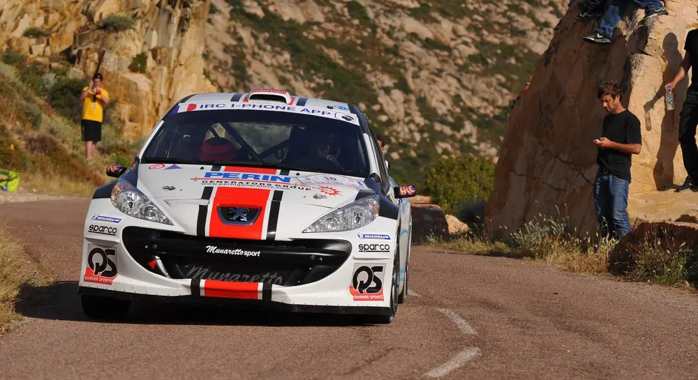 Pierre Campana con la Peugeot 207 S2000 al Tour De Corse