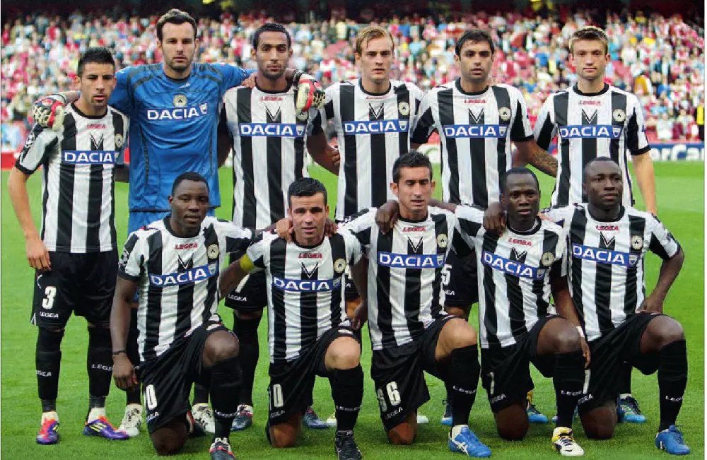 Dacia con l'Udinese in Champions League