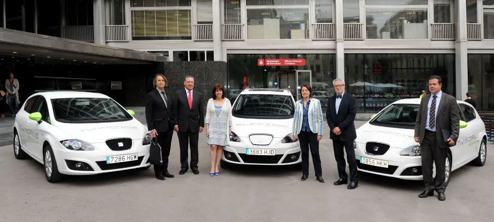 Tre auto elettriche Seat per Barcellona