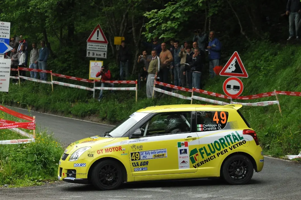 Defilippi e Cresta ancora primi nel Suzuki Rally Cup