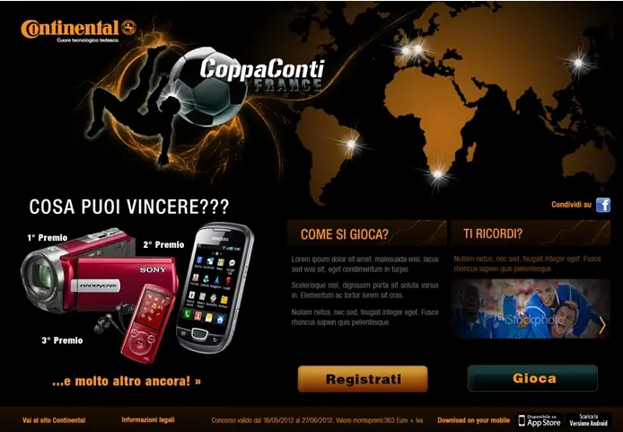 Da Continental il nuovo gioco CoppaConti