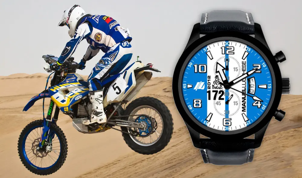 Manuel Lucchese, un orologio per commemorare la partecipazione alla Dakar 2012