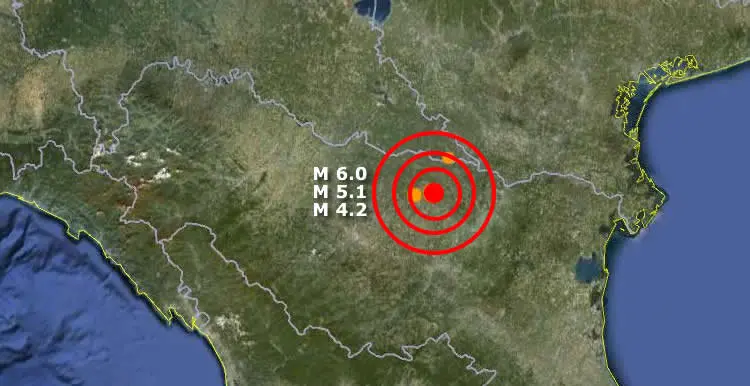 Violento terremoto, il più forte dal 1300 colpisce l'Emilia, crolli e vittime
