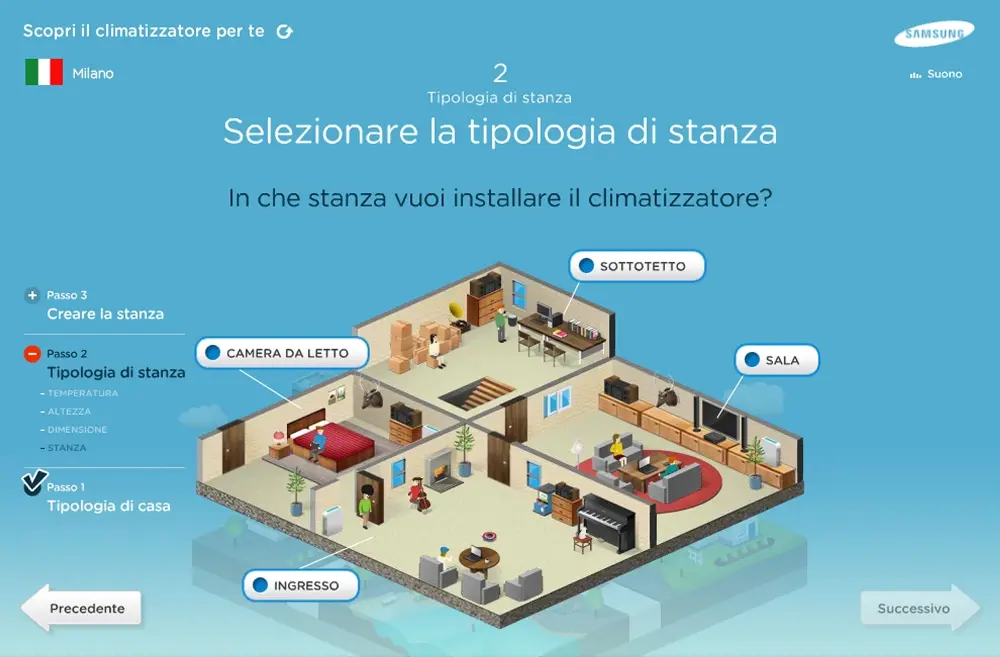 Samsung aiuta i consumatori a trovare il climatizzatore più adatto alle proprie esigenze