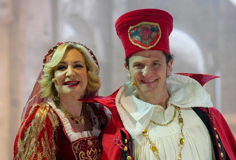 Monica Scattini, Enzo Salvi e Max Pezzali a "’Sto Classico!"