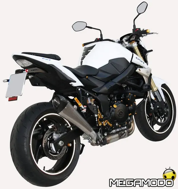 exan suzuki gsr 750 conico inox x black