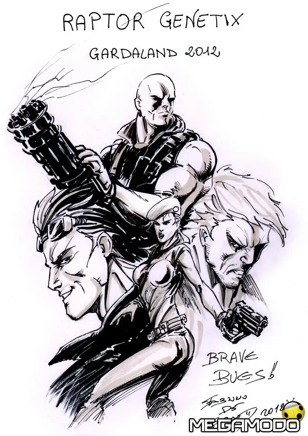 gardaland fumetto raptor genetix