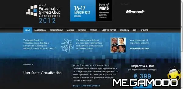 la conferenza italiana sulla virtualizzazione microsoft virtualization private cloud conference 2012